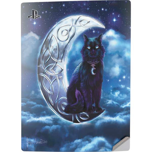 Brigid Ashwood Celtic Black Cat PS5 Digital Edition Console Skin